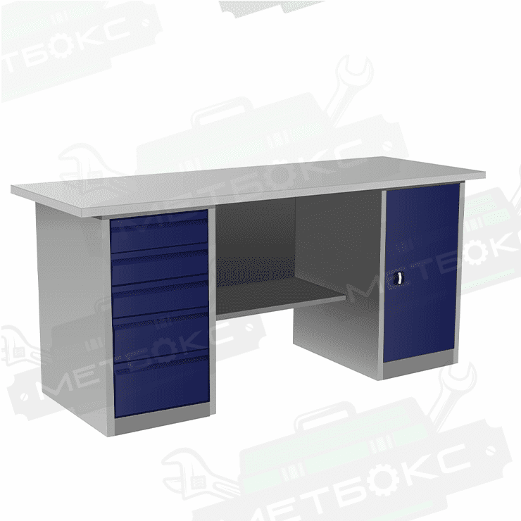 Верстак с тумбой и драйвером ВП-4/1,9 купить в Пскове Верстак с тумбой и драйвером ВП-4/1,9 купить в Пскове