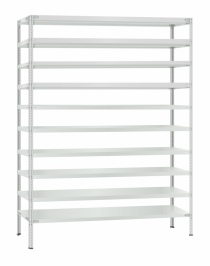 Стеллаж металлический Титан МС-500 2400х1500х400 10 полок Стеллаж металлический Титан МС-500 2400х1500х400 10 полок