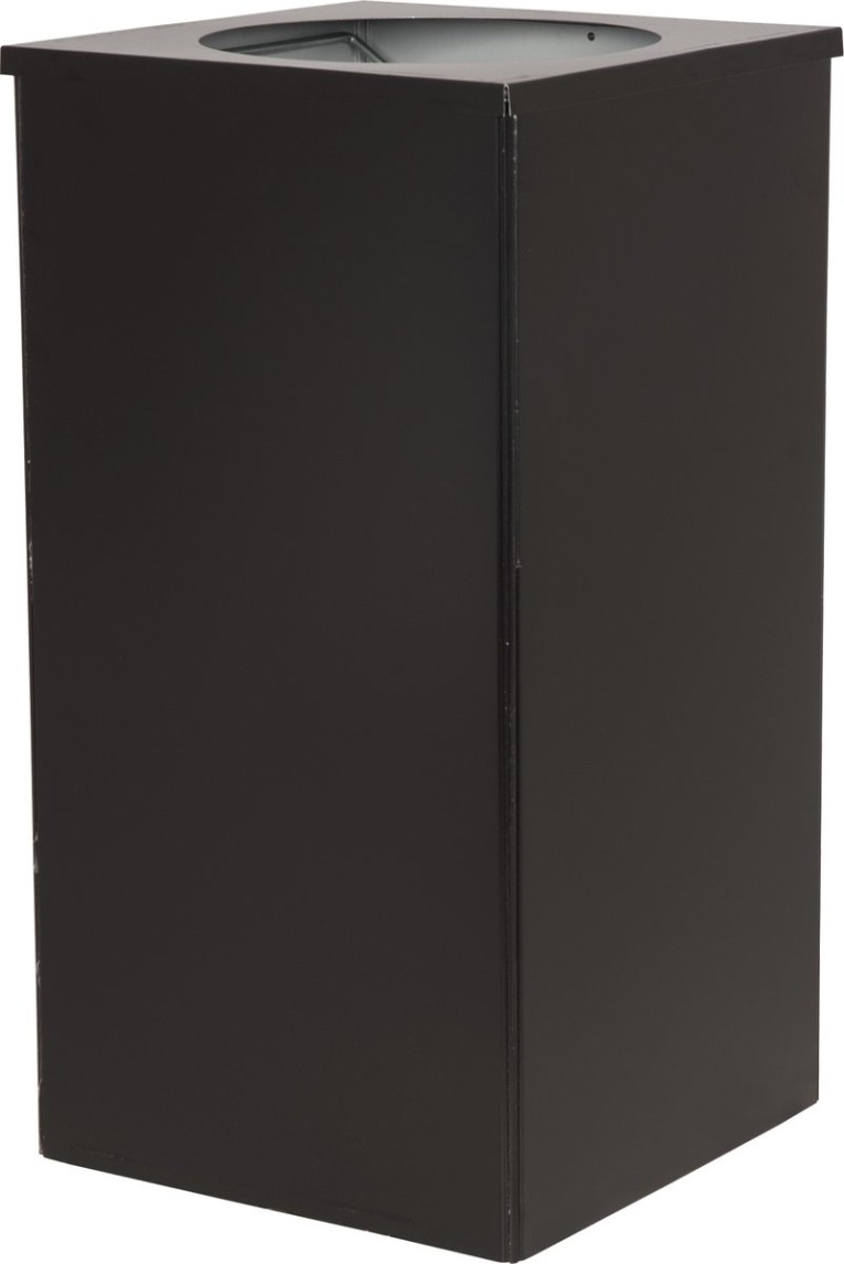 Урна 80 литров Квадро-24 черный купить в Пскове