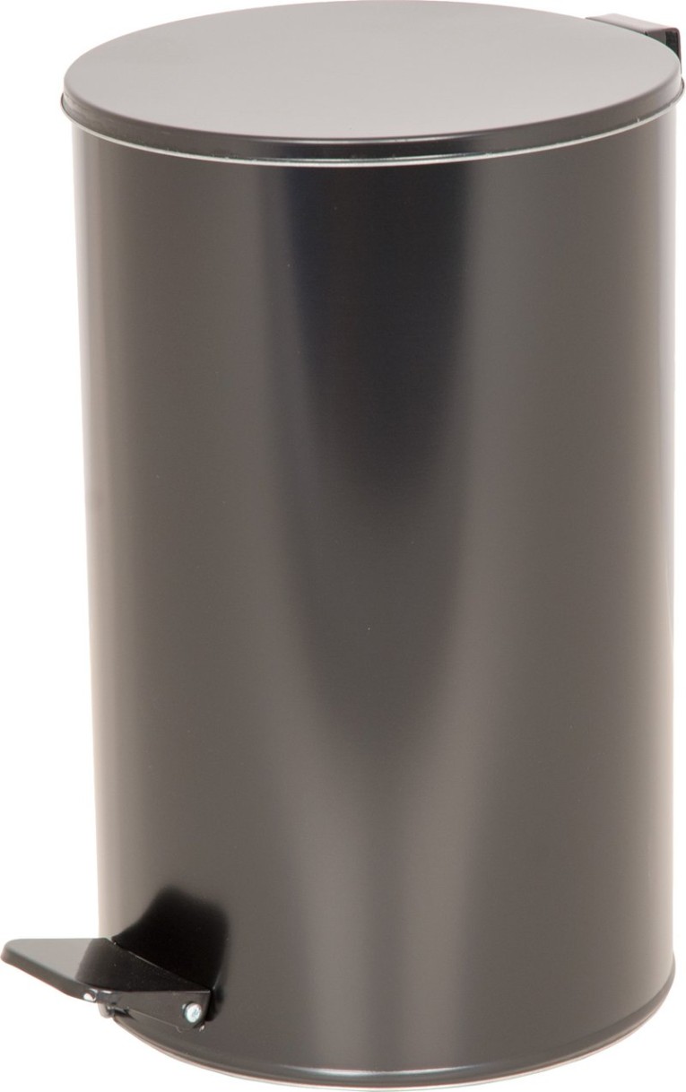 Урна с педалью черный 20 литров купить в Пскове