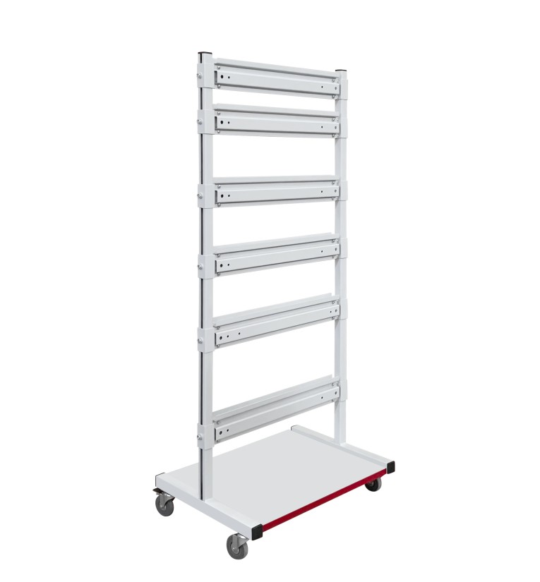 Стойка мобильная для лотков Gresson СМЛ ESD купить в Пскове Стойка мобильная для лотков Gresson СМЛ ESD купить в Пскове