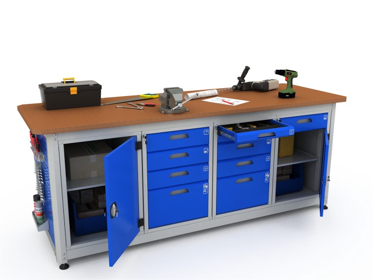 Верстак четырехтумбовый COMBAT 41452.2340 купить в Пскове Верстак четырехтумбовый COMBAT 41452.2340 купить в Пскове