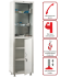 Медицинский шкаф HILFE МД 1 1650/SG купить в Пскове