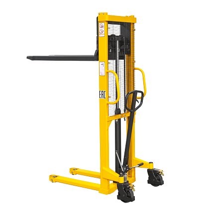 Ручной гидравлический штабелер SDJ 1016 (1000 кг; 1,6 м; фиксированные вилы) SMARTLIFT (SMART) купить в Пскове