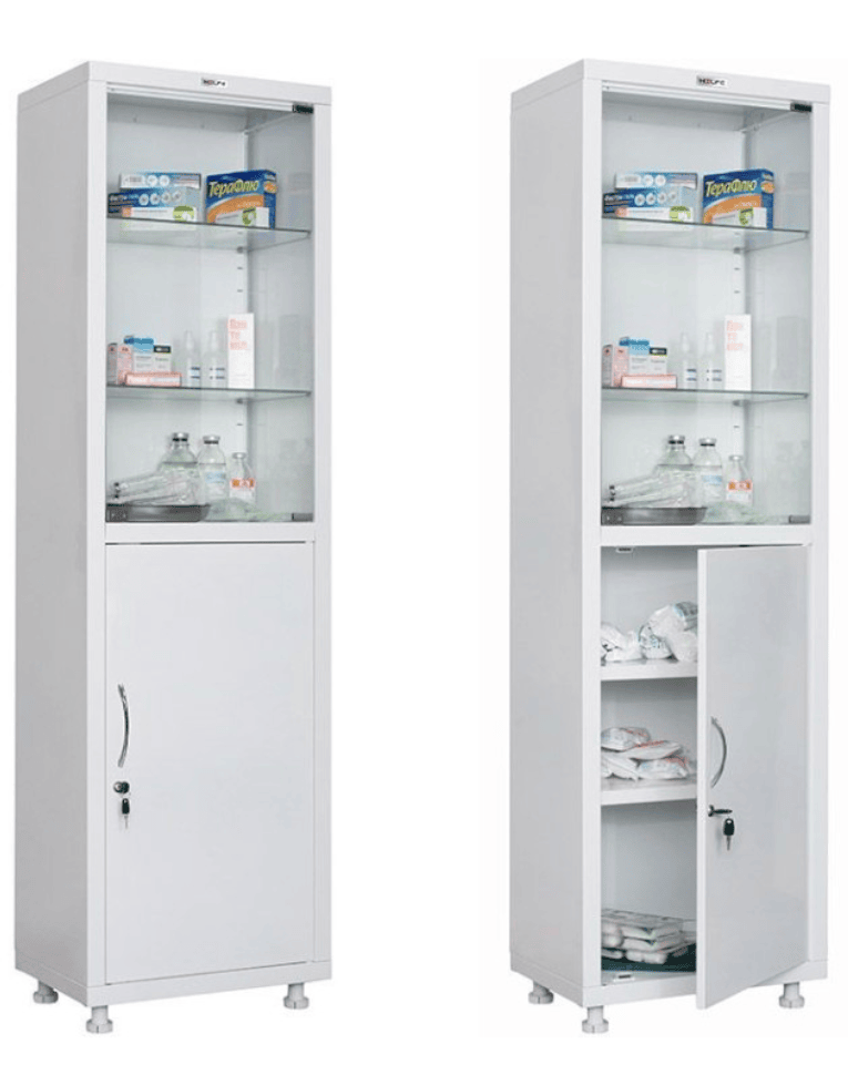 Медицинский шкаф HILFE МД 1 1657/SG купить в Пскове Медицинский шкаф HILFE МД 1 1657/SG купить в Пскове