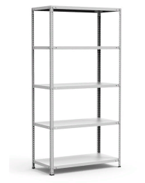 Стеллаж металлический Титан МС-500 1200х1000х300 5 полок Стеллаж металлический Титан МС-500 1200х1000х300 5 полок