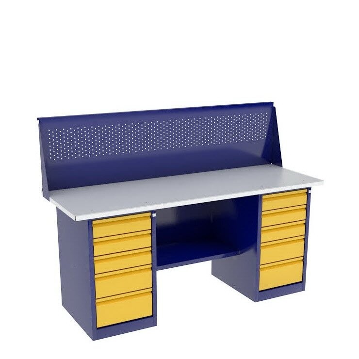 Верстак с двумя драйверами ВП-6/1,6 с экраном купить в Пскове Верстак с двумя драйверами ВП-6/1,6 с экраном купить в Пскове