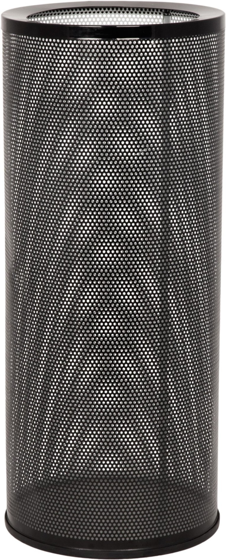 Урна для мусора 30 литров перф. черный купить в Пскове