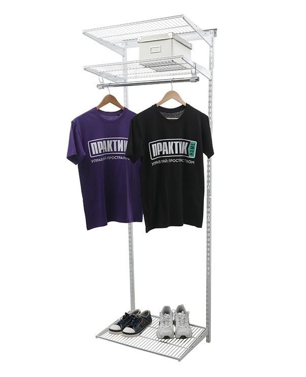 Гардеробная система Практик Home Basic G60 белая купить в Пскове Гардеробная система Практик Home Basic G60 белая купить в Пскове