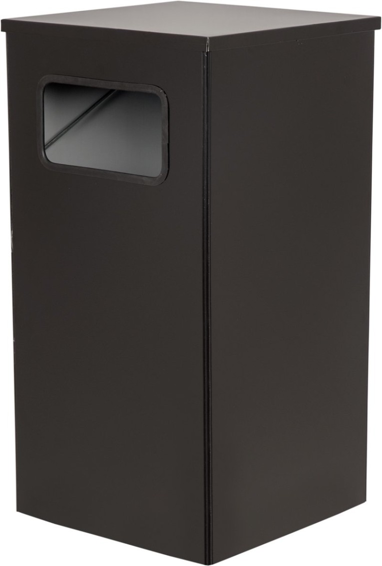 Урна 80 литров Квадро-19 черный купить в Пскове