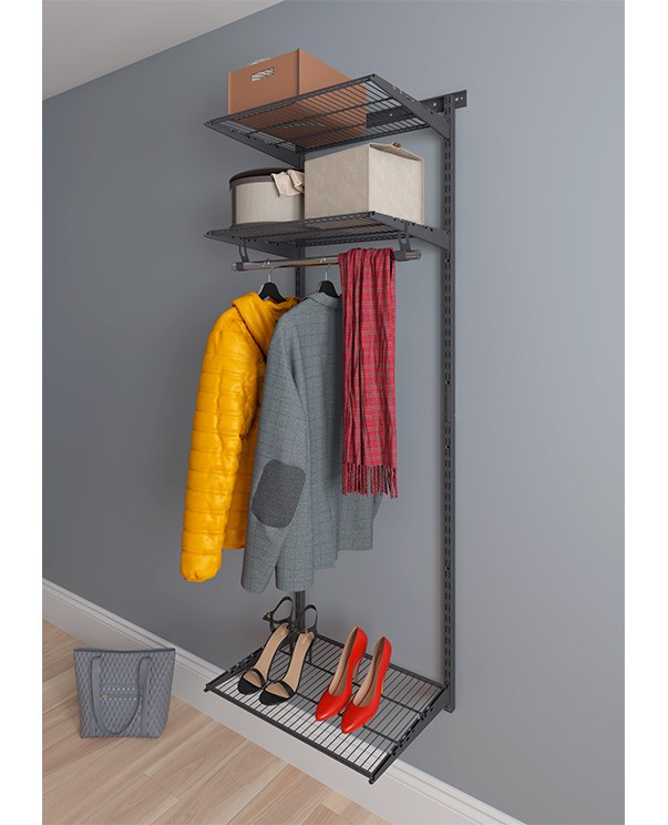 Гардеробная система Практик Home Basic G60 графит купить в Пскове Гардеробная система Практик Home Basic G60 графит купить в Пскове