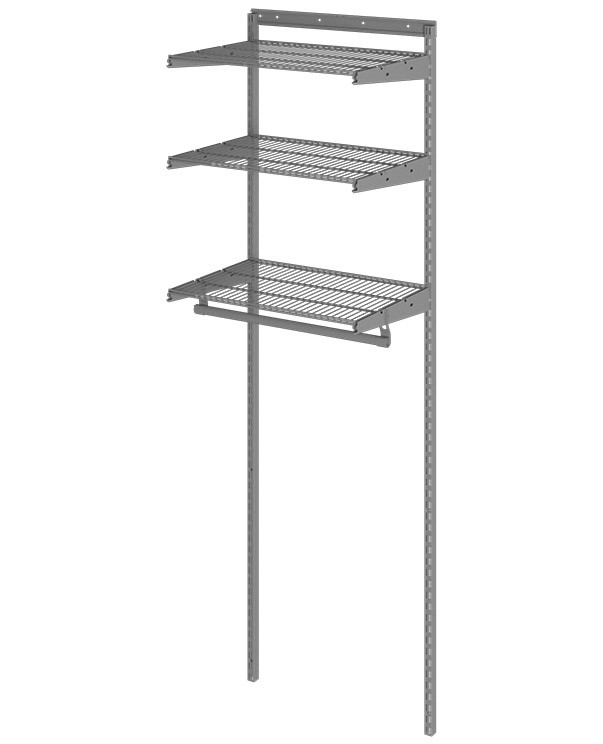 Гардеробная система Практик Home Basic G60 графит купить в Пскове Гардеробная система Практик Home Basic G60 графит купить в Пскове
