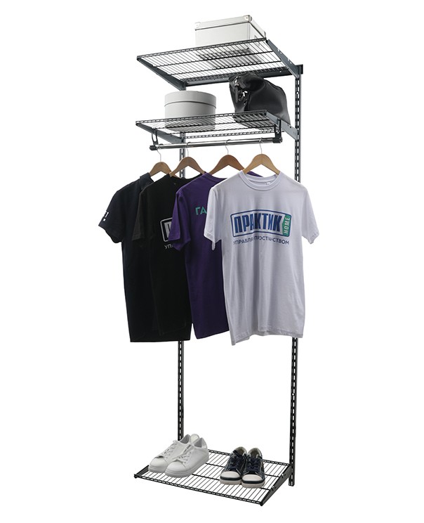 Гардеробная система Практик Home Basic G60 графит купить в Пскове Гардеробная система Практик Home Basic G60 графит купить в Пскове