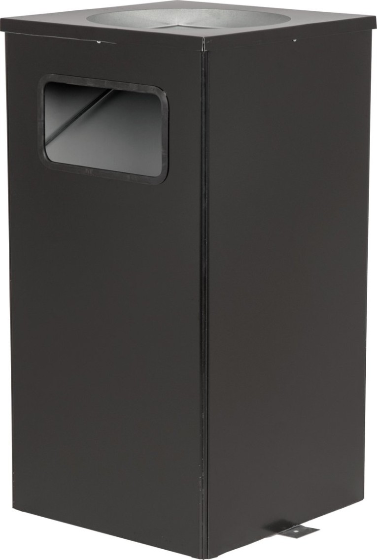Урна 80 литров Квадро-13 черный купить в Пскове Урна 80 литров Квадро-13 черный купить в Пскове
