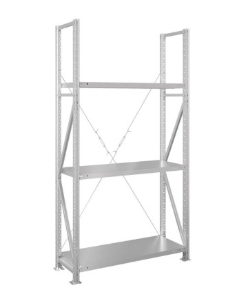 Стеллаж MS U 2500x1500x500 3 полки (300 кг, металл) купить в Пскове