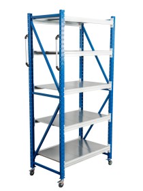 Стеллаж мобильный БиКом СТ-4 300x150x40 5 полок Стеллаж мобильный БиКом СТ-4 300x150x40 5 полок