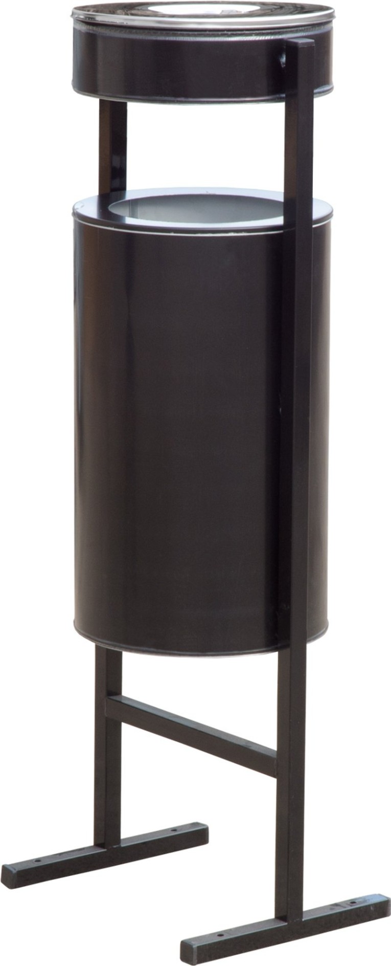 Урна уличная с пепельницей 36 литров черный купить в Пскове