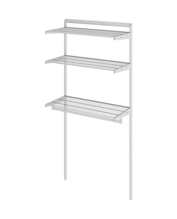 Гардеробная система Практик Home Basic G90 белая купить в Пскове Гардеробная система Практик Home Basic G90 белая купить в Пскове