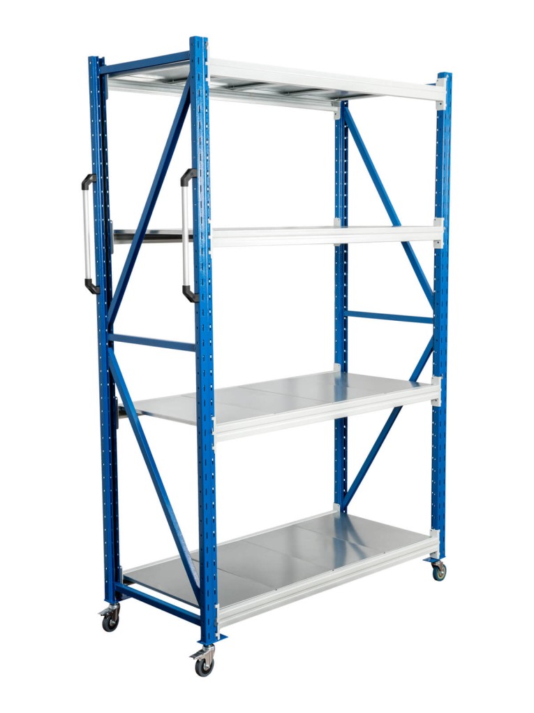 Стеллаж мобильный БиКом СТ-4 300x120x100 4 полки купить в Пскове Стеллаж мобильный БиКом СТ-4 300x120x100 4 полки купить в Пскове