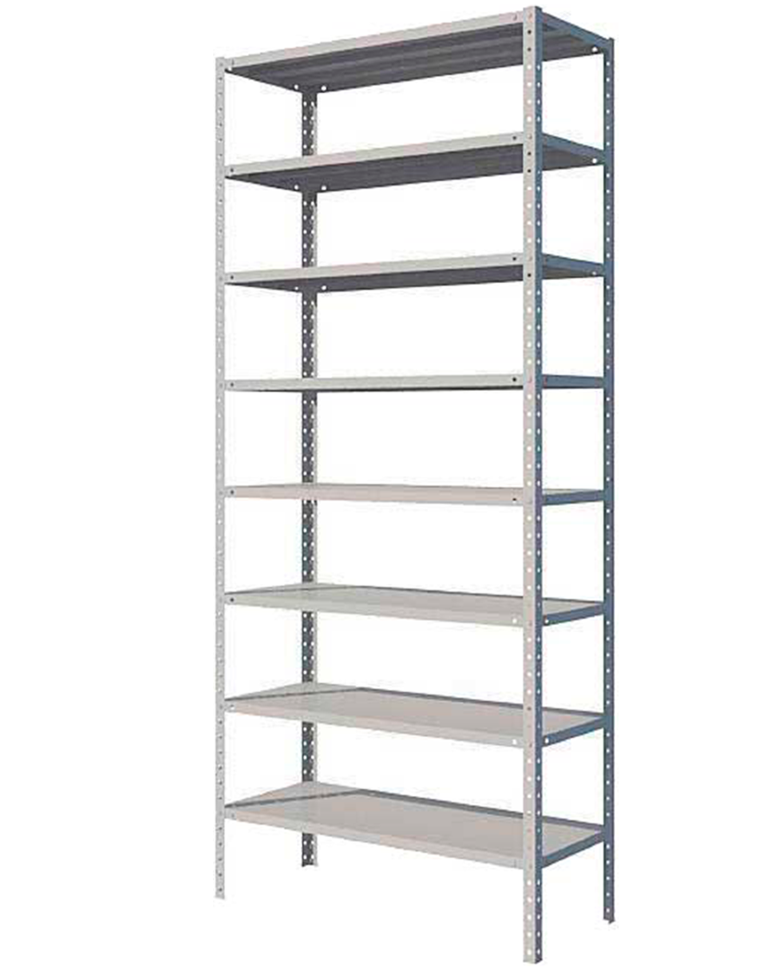 Стеллаж MS Standart 1600х700х400 8 полок купить в Пскове Стеллаж MS Standart 1600х700х400 8 полок купить в Пскове