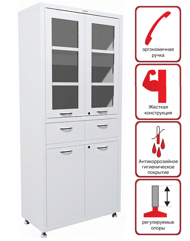 Медицинский шкаф HILFE МД 2 1780 R-1 купить в Пскове Медицинский шкаф HILFE МД 2 1780 R-1 купить в Пскове