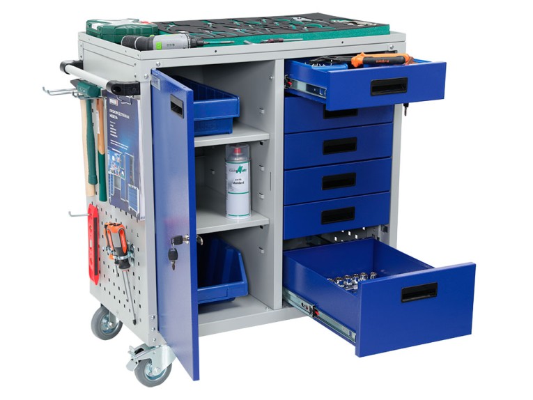 Инструментальная тележка WDS D-6.1 купить в Пскове Инструментальная тележка WDS D-6.1 купить в Пскове