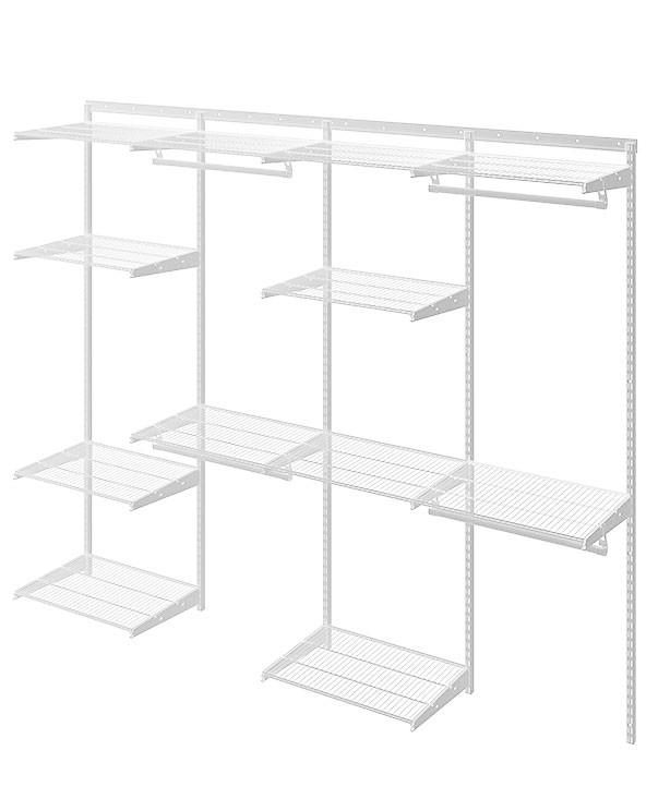 Гардеробная система Практик Home Max G240 белая купить в Пскове