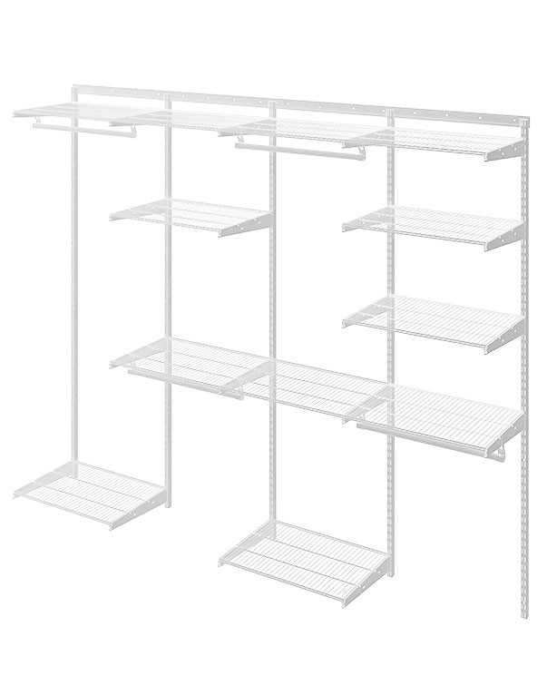 Гардеробная система Практик Home Max G240 белая купить в Пскове