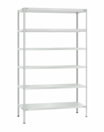 Стеллаж металлический Титан МС-500 2300х1200х500 6 полок Стеллаж металлический Титан МС-500 2300х1200х500 6 полок