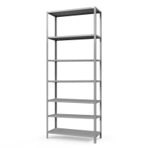 Стеллаж ТС Лайт с перф. полками 1800х1200х400 7 полок