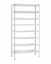 Стеллаж металлический Титан МС-500 2400х1000х400 8 полок Стеллаж металлический Титан МС-500 2400х1000х400 8 полок