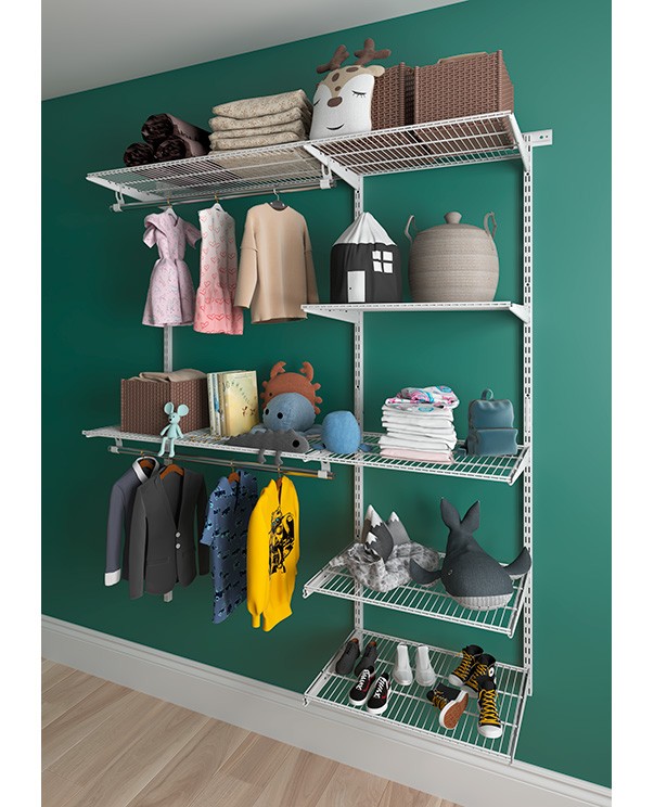 Гардеробная система Практик Home Optima G150 белая купить в Пскове