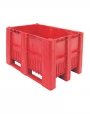 BoxPallet 1200х800х740 мм красный сплошной