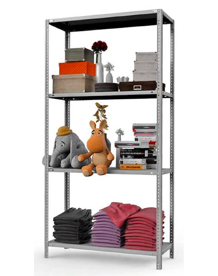 Стеллаж MS Strong 2350х1200х300 4 полки купить в Пскове
