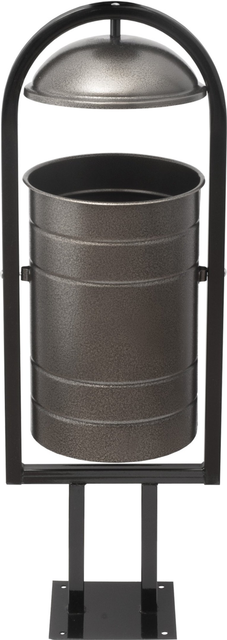 Урна уличная 330х280х980 серебряная купить в Пскове