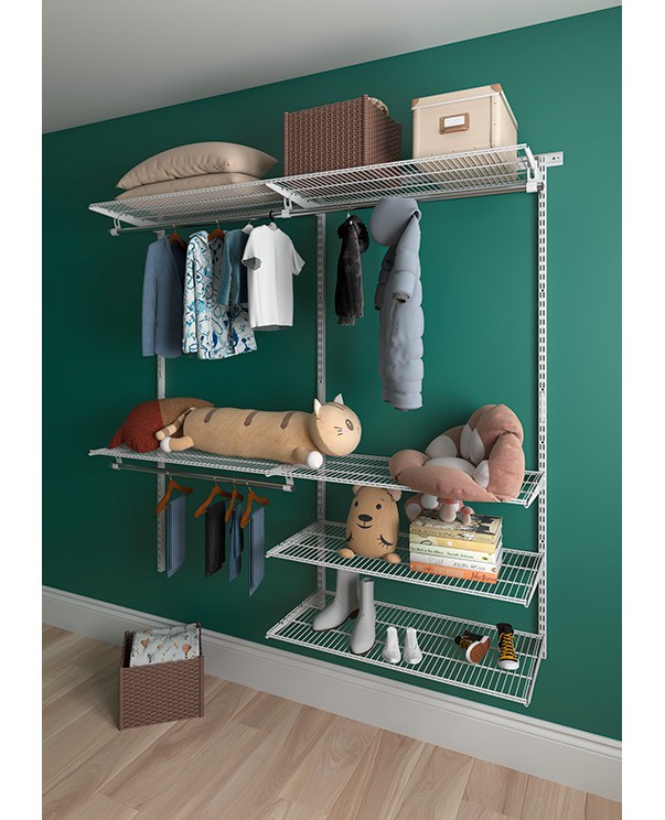 Гардеробная система Практик Home Optima G180 белая купить в Пскове