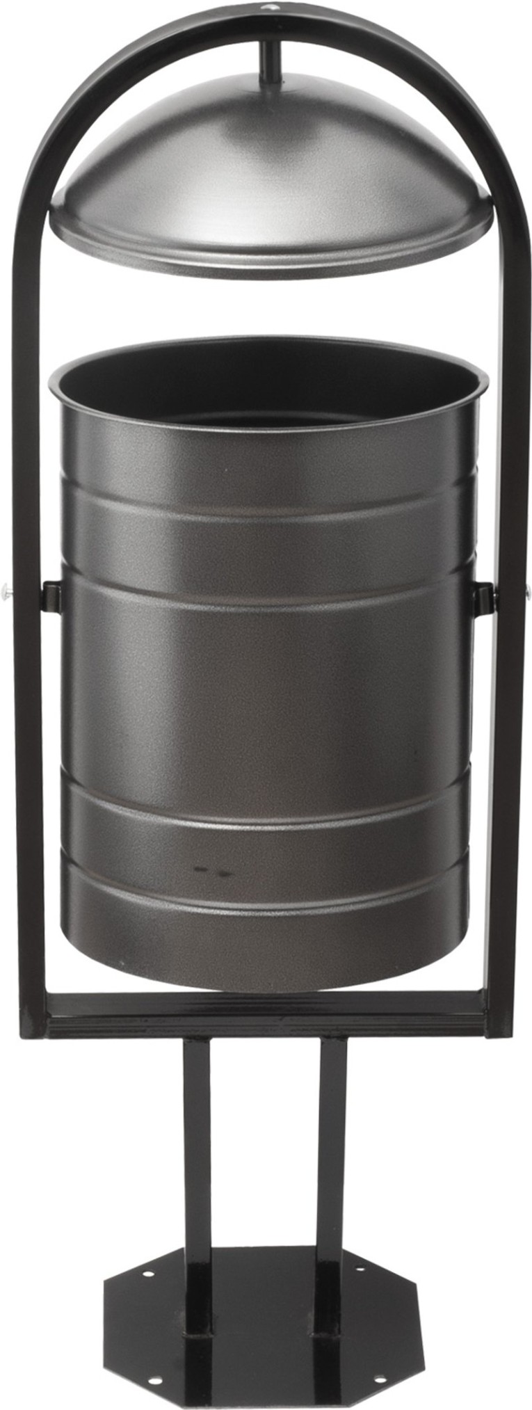 Урна уличная 370х300х1000 серебряная купить в Пскове