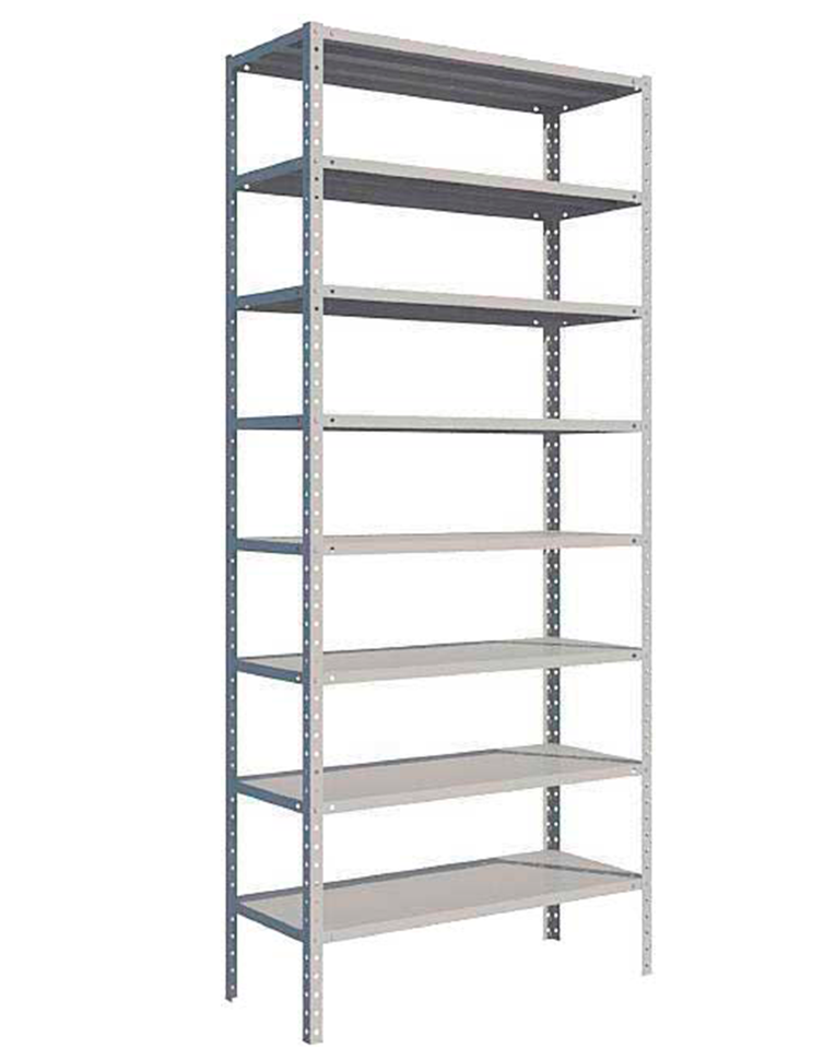 Стеллаж MS Strong 2350х1200х300 8 полок купить в Пскове