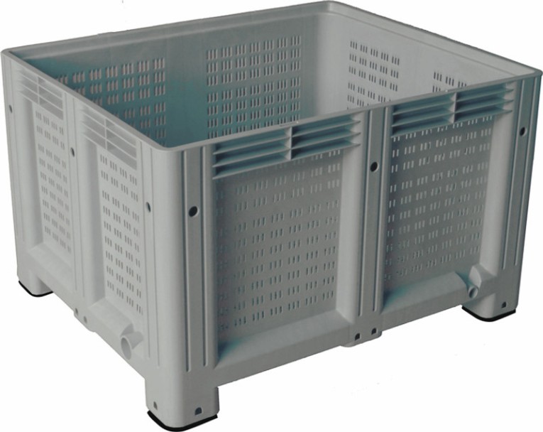 Big Box 1200x1000x580 мм перфорированный на ножках серый купить в Пскове