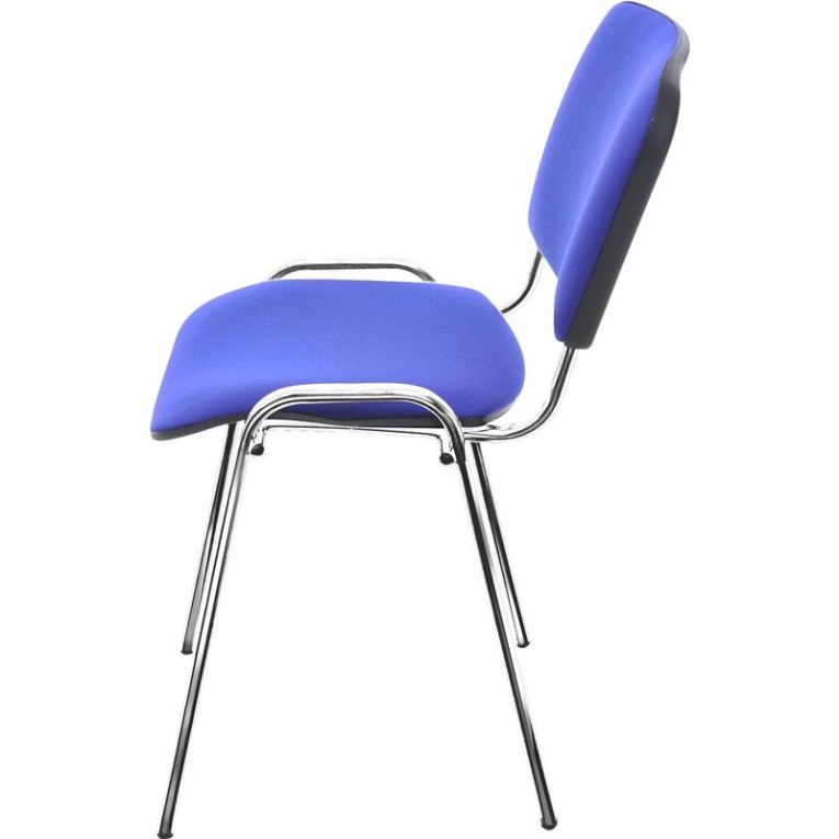 Стул Изо (синяя ткань, хром) купить в Пскове Стул Изо (синяя ткань, хром) купить в Пскове