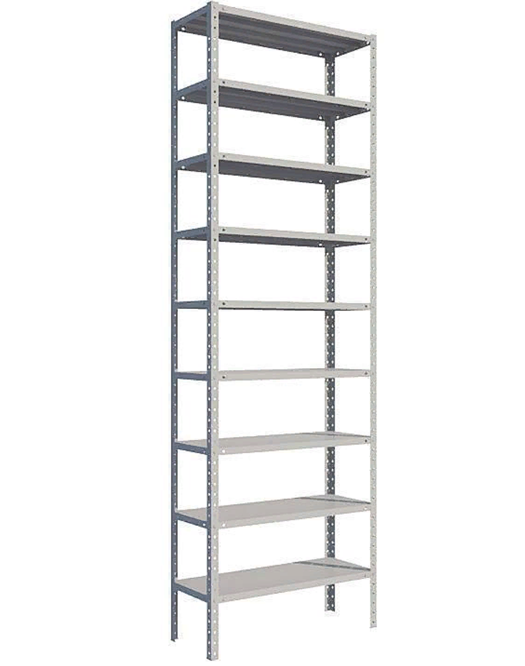 Стеллаж MS Strong 2350х1200х400 9 полок купить в Пскове