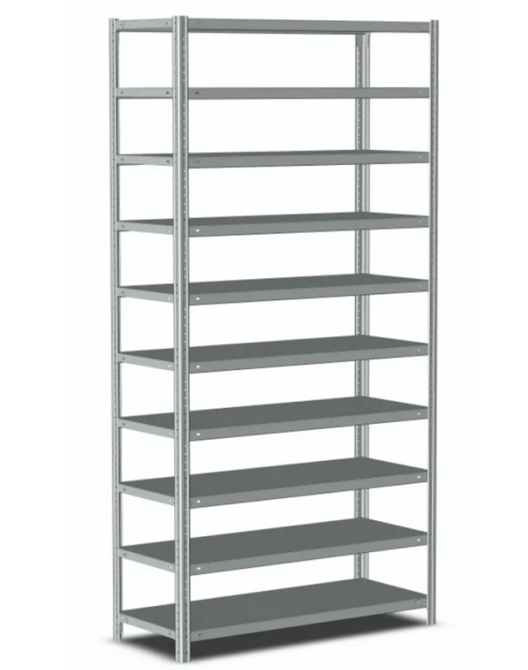 Стеллаж металлический Титан МС-500 1000х700х600 10 полок купить в Пскове Стеллаж металлический Титан МС-500 1000х700х600 10 полок купить в Пскове