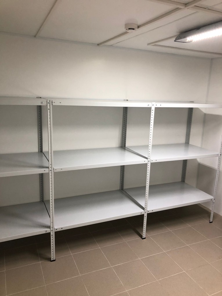 Стеллаж металлический Титан МС-500 1500х1000х500 3 полки купить в Пскове Стеллаж металлический Титан МС-500 1500х1000х500 3 полки купить в Пскове