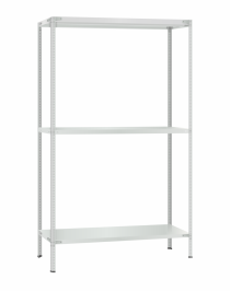 Стеллаж металлический Титан МС-500 2400х1200х300 3 полки Стеллаж металлический Титан МС-500 2400х1200х300 3 полки