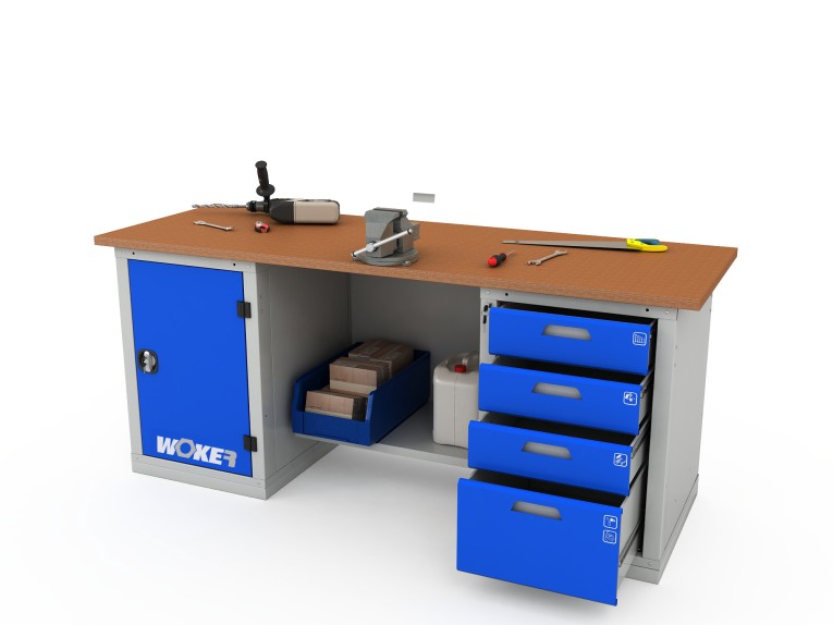 Верстак двухтумбовый WOKER PRO 2104.2000 купить в Пскове