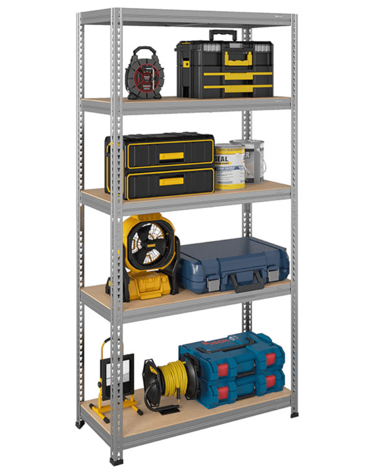 Стеллаж быстросборный ЛОФТ (SBL) 1800x900x450 5 полок (цинк) купить в Пскове