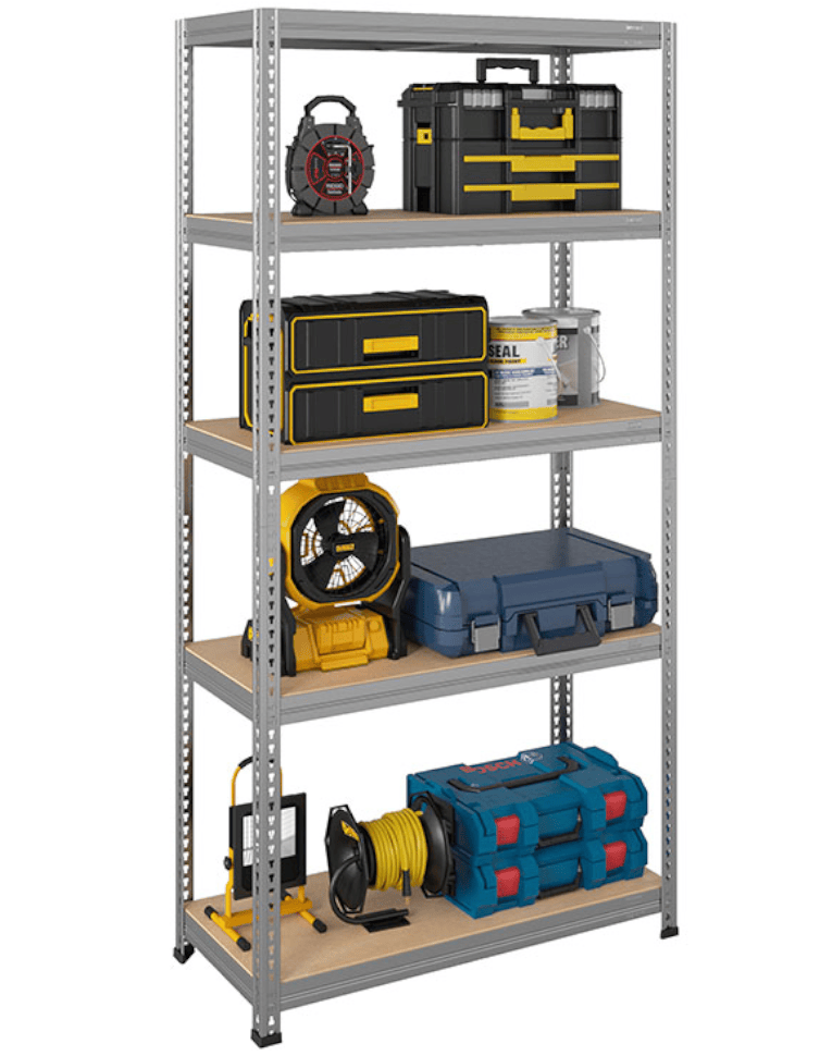 Стеллаж быстросборный ЛОФТ (SBL) 1800x1200x450 5 полок (цинк) купить в Пскове