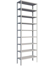 Стеллаж MS Strong 2200х1200х300 9 полок Стеллаж MS Strong 2200х1200х300 9 полок