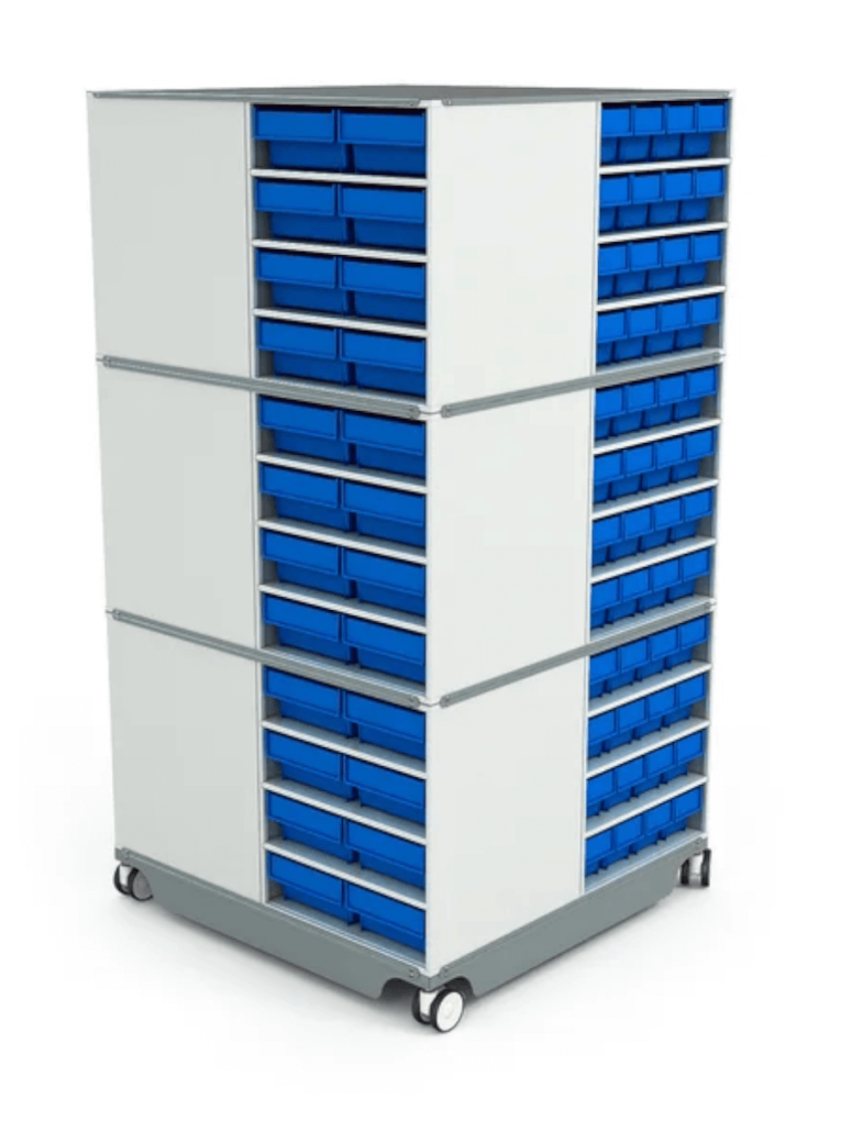 КП-03 Кассетница поворотная с синими ящиками купить в Пскове КП-03 Кассетница поворотная с синими ящиками купить в Пскове