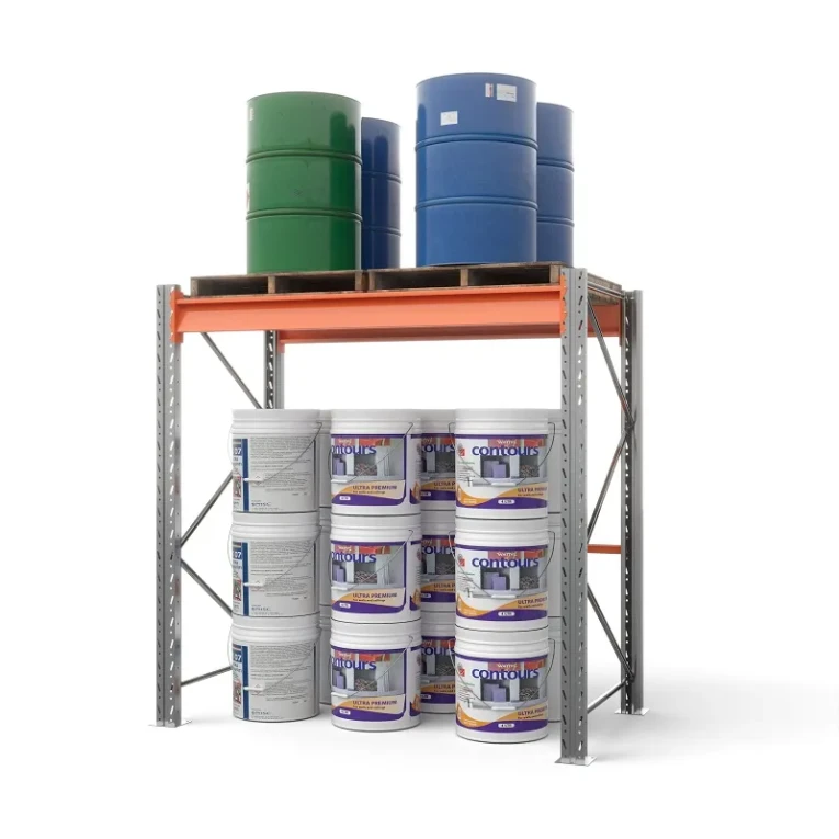 Стеллаж паллетный СПЛ 2000х1800х1100 1 ярус (1300/9700) купить в Пскове